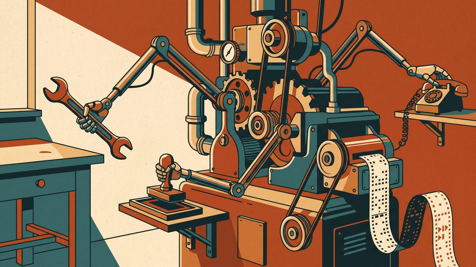 Agents as workshop machinery