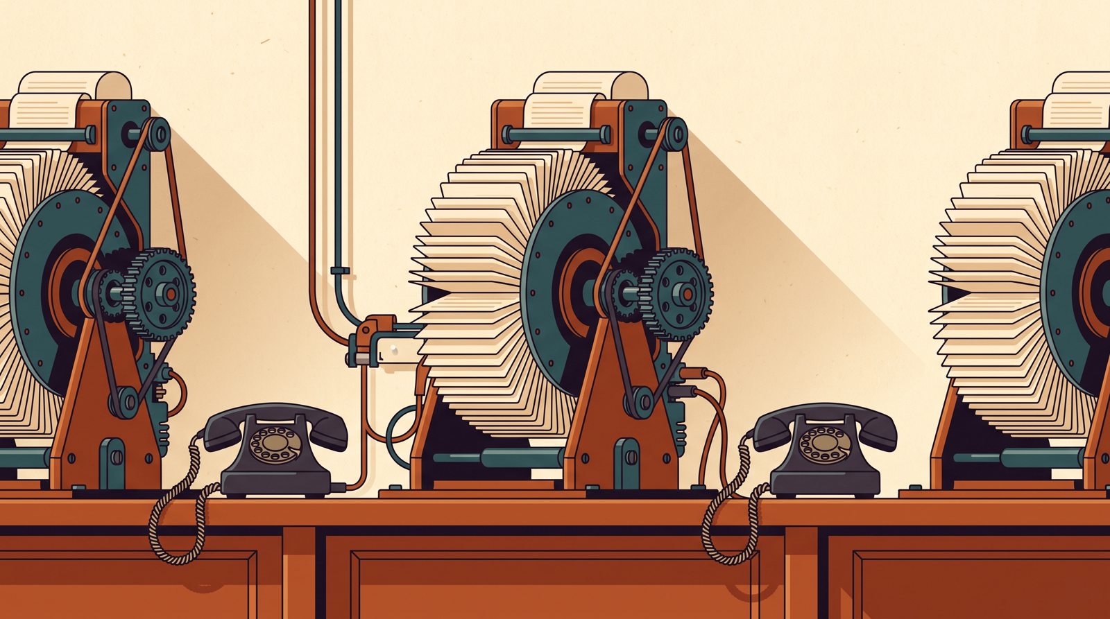 Attio vs Close vs Apollo.io — editorial illustration
